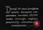 Image of David Livingstone Kuruman South Africa, 1925, second 6 stock footage video 65675078554