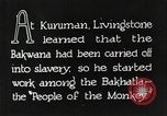 Immagine di David Livingstone Africa Kuruman Sud Africa, 1925, secondo 5 filmato di repertorio 65675078555