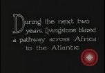 Image of David Livingstone Luanda Angola, 1925, second 3 stock footage video 65675078561