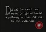 Image of David Livingstone Luanda Angola, 1925, second 5 stock footage video 65675078561