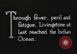 Image of David Livingstone Quelimane Mozambique, 1925, second 4 stock footage video 65675078565