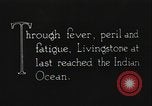 Image of David Livingstone Quelimane Mozambique, 1925, second 6 stock footage video 65675078565