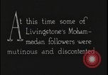 Image of David Livingstone Tanzania East Africa, 1925, second 58 stock footage video 65675078571
