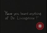 Image Docteur David Livingstone Tanzanie Afrique de l'est, 1925, de la seconde 12 séquences d'archives historiques vidéo 65675078573