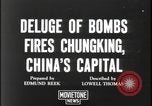 Image of bombing Chungking  Sino-Japanese War Chungking China, 1938, second 1 stock footage video 65675078580