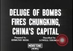 Image of bombing Chungking  Sino-Japanese War Chungking China, 1938, second 6 stock footage video 65675078580