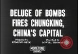 Image of bombing Chungking  Sino-Japanese War Chungking China, 1938, second 7 stock footage video 65675078580