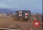 Image of wounded field hospital Vietnam War Khe Sanh Vietnam, 1968, second 24 stock footage video 65675078585