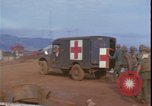 Image of wounded field hospital Vietnam War Khe Sanh Vietnam, 1968, second 26 stock footage video 65675078585