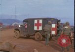 Image of wounded field hospital Vietnam War Khe Sanh Vietnam, 1968, second 27 stock footage video 65675078585