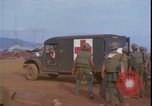 Image of wounded field hospital Vietnam War Khe Sanh Vietnam, 1968, second 28 stock footage video 65675078585
