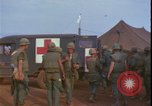 Image of wounded field hospital Vietnam War Khe Sanh Vietnam, 1968, second 31 stock footage video 65675078585