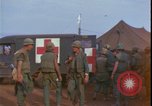 Image of wounded field hospital Vietnam War Khe Sanh Vietnam, 1968, second 32 stock footage video 65675078585