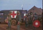 Image of wounded field hospital Vietnam War Khe Sanh Vietnam, 1968, second 33 stock footage video 65675078585