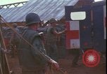 Image of wounded field hospital Vietnam War Khe Sanh Vietnam, 1968, second 45 stock footage video 65675078585