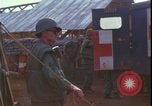 Image of wounded field hospital Vietnam War Khe Sanh Vietnam, 1968, second 48 stock footage video 65675078585