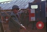 Image of wounded field hospital Vietnam War Khe Sanh Vietnam, 1968, second 49 stock footage video 65675078585