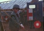 Image of wounded field hospital Vietnam War Khe Sanh Vietnam, 1968, second 50 stock footage video 65675078585