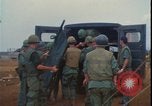 Image of Vietnam War wounded evacuated Khe Sanh Vietnam, 1968, second 17 stock footage video 65675078586