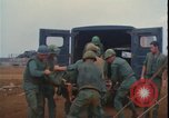 Image of Vietnam War wounded evacuated Khe Sanh Vietnam, 1968, second 24 stock footage video 65675078586