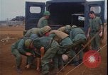 Image of Vietnam War wounded evacuated Khe Sanh Vietnam, 1968, second 27 stock footage video 65675078586