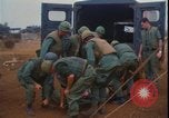 Image of Vietnam War wounded evacuated Khe Sanh Vietnam, 1968, second 28 stock footage video 65675078586