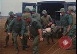 Image of Vietnam War wounded evacuated Khe Sanh Vietnam, 1968, second 31 stock footage video 65675078586