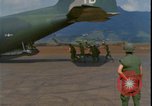 Image of wounded unloaded from Sikorsky H-34 Khe Sanh Vietnam, 1968, second 33 stock footage video 65675078587