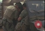 Image of wounded unloaded from Sikorsky H-34 Khe Sanh Vietnam, 1968, second 55 stock footage video 65675078587