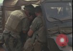 Image of wounded unloaded from Sikorsky H-34 Khe Sanh Vietnam, 1968, second 56 stock footage video 65675078587