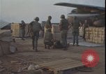 Image of wounded loaded C-130 Vietnam War Khe Sanh Vietnam, 1968, second 28 stock footage video 65675078590