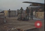 Image of wounded loaded C-130 Vietnam War Khe Sanh Vietnam, 1968, second 31 stock footage video 65675078590
