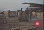 Image of wounded loaded C-130 Vietnam War Khe Sanh Vietnam, 1968, second 34 stock footage video 65675078590