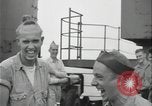 Standbild Antenne raid-Japanischen base Pazifischer Ozean, 1944, aus Sekunde 55 historischem Filmmaterial Videoclip 65675078598