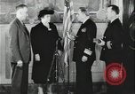 Image of Sullivans receive Purple Heart medals Washington DC USA, 1944, second 8 stock footage video 65675078601