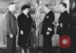 Image of Sullivans receive Purple Heart medals Washington DC USA, 1944, second 17 stock footage video 65675078601
