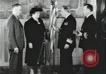 Image of Sullivans receive Purple Heart medals Washington DC USA, 1944, second 18 stock footage video 65675078601