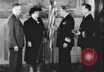 Image of Sullivans receive Purple Heart medals Washington DC USA, 1944, second 23 stock footage video 65675078601