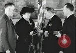 Image of Sullivans receive Purple Heart medals Washington DC USA, 1944, second 49 stock footage video 65675078601