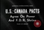 Image of Canada and USA sign treaties Washington DC USA, 1964, second 19 stock footage video 65675078605