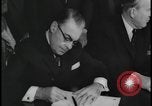 Image of Canada and USA sign treaties Washington DC USA, 1964, second 45 stock footage video 65675078605