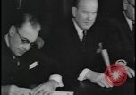 Image of Canada and USA sign treaties Washington DC USA, 1964, second 46 stock footage video 65675078605