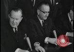 Image of Canada and USA sign treaties Washington DC USA, 1964, second 47 stock footage video 65675078605
