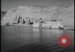 Image of Abu Simbel temple before removal Egypt, 1964, second 10 stock footage video 65675078610