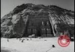 Image of Abu Simbel temple before removal Egypt, 1964, second 12 stock footage video 65675078610
