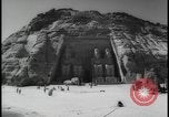 Image of Abu Simbel temple before removal Egypt, 1964, second 13 stock footage video 65675078610