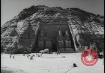 Image of Abu Simbel temple before removal Egypt, 1964, second 14 stock footage video 65675078610