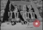 Image of Abu Simbel temple before removal Egypt, 1964, second 16 stock footage video 65675078610