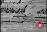 Image of Abu Simbel temple before removal Egypt, 1964, second 26 stock footage video 65675078610