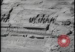 Image of Abu Simbel temple before removal Egypt, 1964, second 32 stock footage video 65675078610